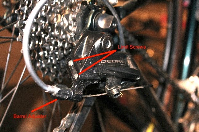 adjusting bike derailleur rear