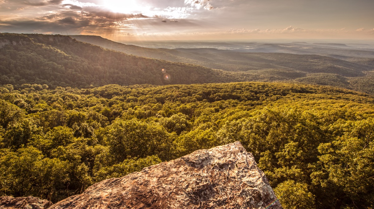 Cameron Bluff from Mt. Magazine.