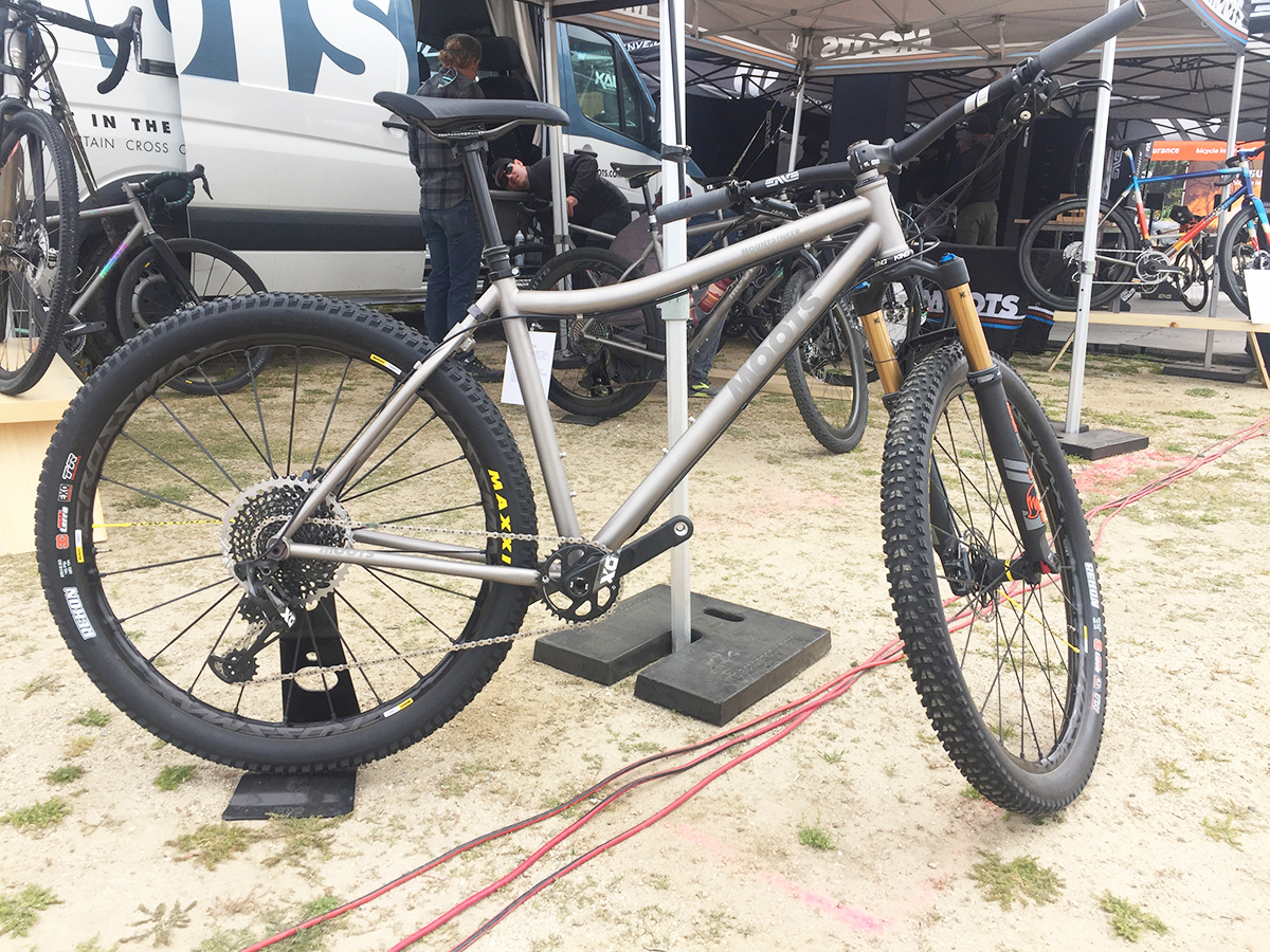 Moots Mountaineer YBB as a mountain bike offers better standover 