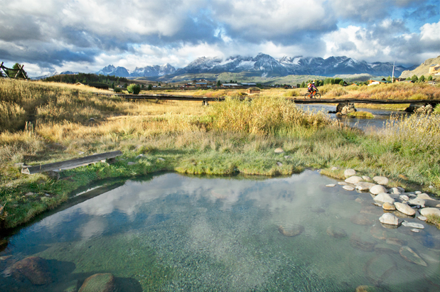 Idaho Hot Springs Mountain Bike Route